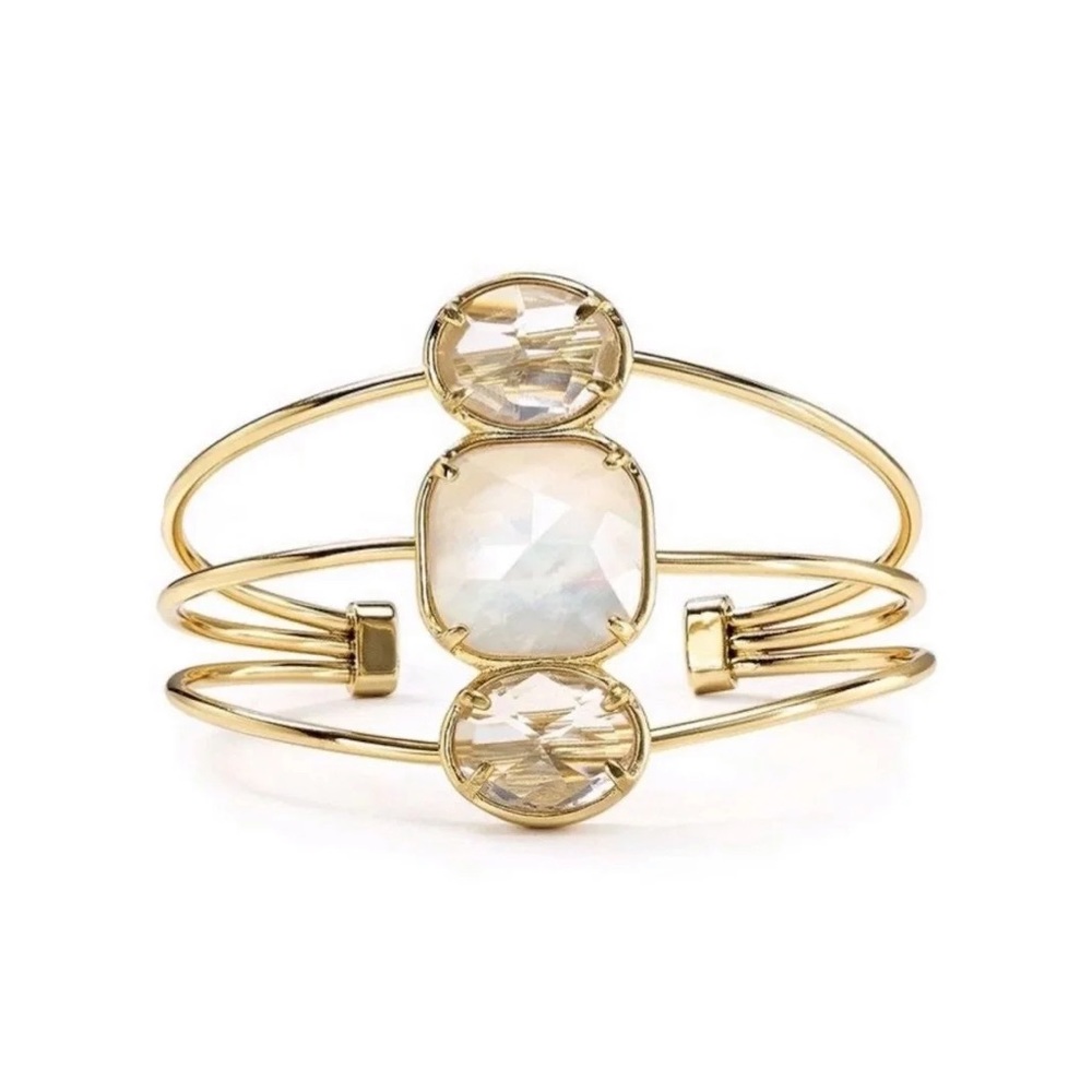 $98 Kate Spade Sun Kissed Sparkle Bracelet Gold/Clear